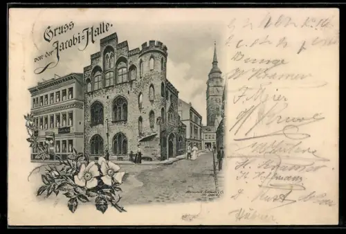 AK Bremen, Gasthaus Jacobi-Halle