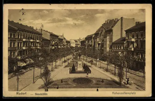 AK Rixdorf /Neukölln, Am Hohenzollernplatz