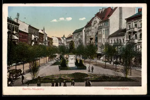 AK Berlin-Neukölln, Der Hohenzollernplatz