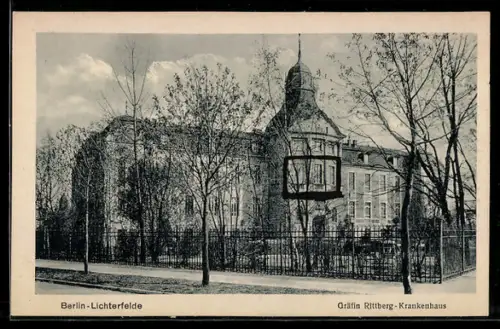 AK Berlin-Lichterfelde, Gräfin Rittberg-Krankenhaus