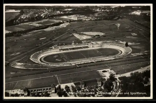 AK Berlin-Grunewald, Deutsches Stadion und Sportforum