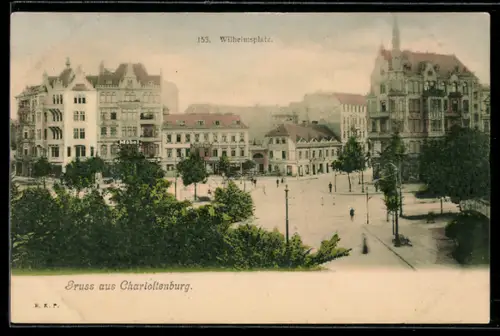 AK Berlin-Charlottenburg, Wilhelmsplatz