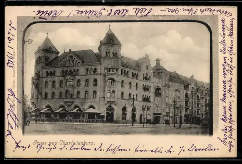 AK Berlin-Charlottenburg, Romanisches Haus, Kurfürstendamm Ecke Tauenzienstrasse