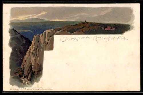 Lithographie Thale, Rosstrappe