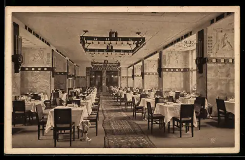 AK Berlin-Tiergarten, Gasthof Weinhaus Rheingold, Am Potsdamer Platz, Speisesaal