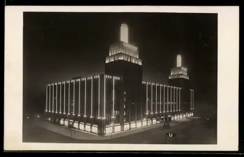 AK Berlin-Neukölln, Kaufhaus Rudolph Karstadt A. G., Hermannplatz
