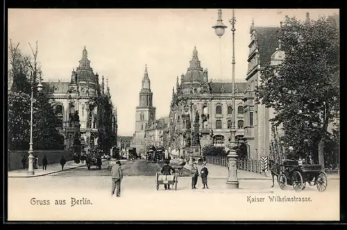 AK Berlin, In der Kaiser Wilhelmstrasse