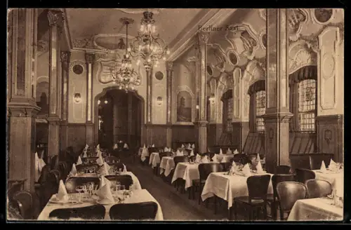AK Berlin, Gasthof Weinstuben Kempinski, Berliner Saal