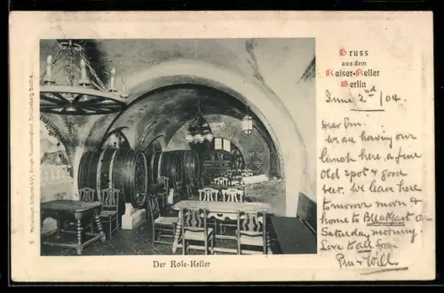AK Berlin, Kaiser-Keller, Der Rote-Keller
