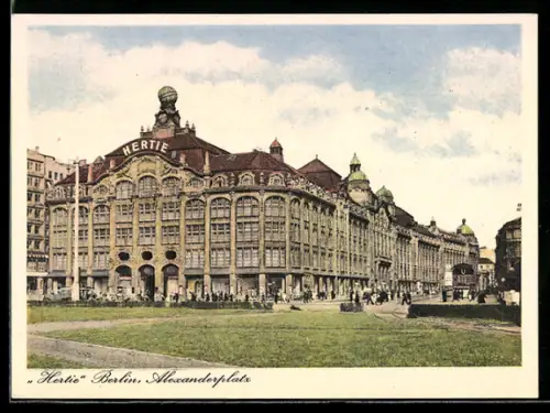 AK Berlin, Kaufhaus Hertie am Alexanderplatz
