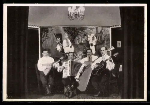 AK Berlin-Charlottenburg, Restaurant am Zoo, Kurfürstendamm 16, Kapelle im Pavillon