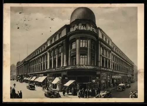 AK Berlin, Central-Hotel, Bahnhof Friedrichstrasse, Café Restaurant