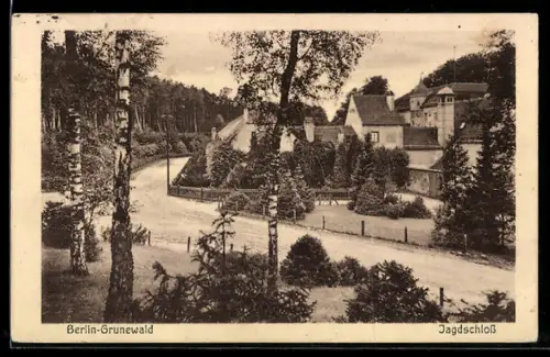 AK Berlin-Grunewald, Jagdschloss