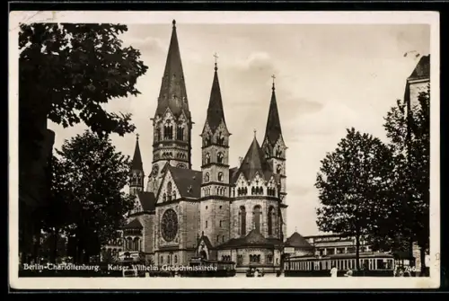 AK Berlin-Charlottenburg, Kaiser-Wilhelm-Gedächtniskirche