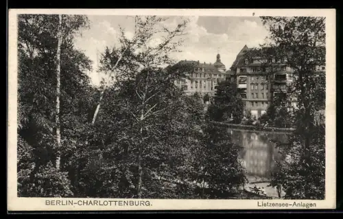 AK Berlin-Charlottenburg, Lietzensee-Anlagen