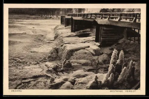 AK Dessau, Gestänge vereist