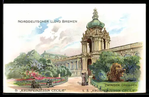 Lithographie Dresden, Zwinger