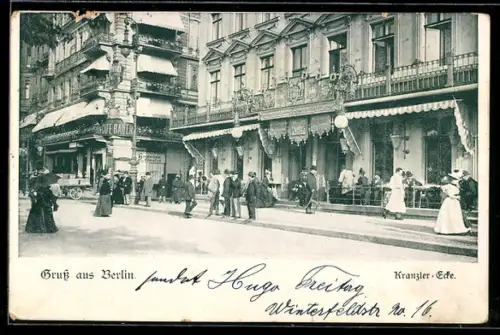 AK Berlin, Kranzler-Ecke, Café Bauer