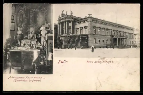 AK Berlin, Palais Kaiser Wilhelm I., Arbeitszimmer Kaiser Wilhelm I
