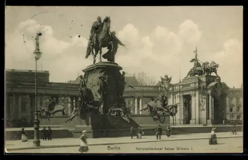 AK Berlin, Nationaldenkmal Kaiser Wilhelm I