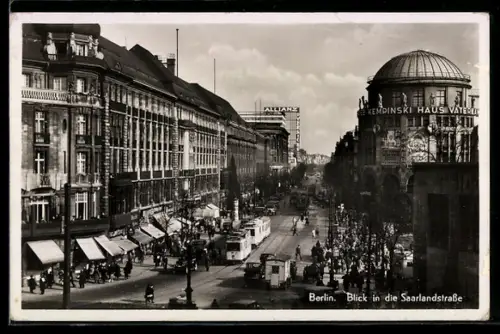 AK Berlin, Saarlandstrasse, Kempinski Haus Vaterland, Allianz-Gebäude