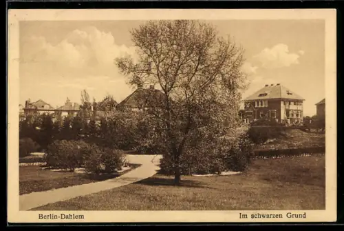 AK Berlin-Dahlem, Im schwarzen Grund