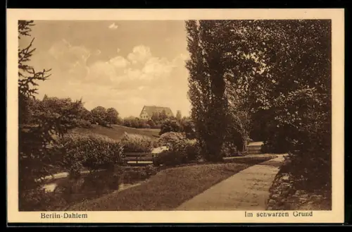 AK Berlin-Dahlem, Im schwarzen Grund