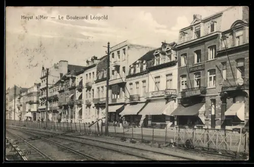 AK Heyst s. Mer, Le Boulevard Léopold