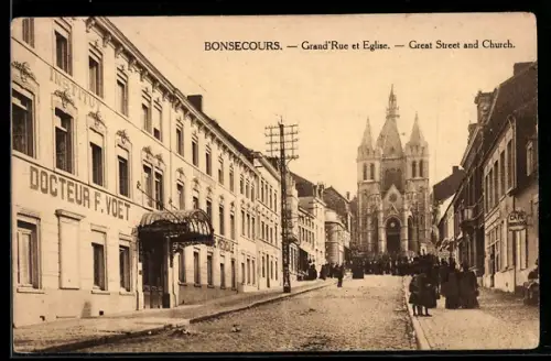AK Bonsecours, Grand`Rue et Eglise