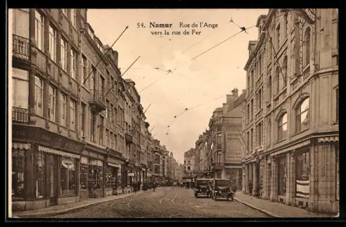 AK Namur, Rue de l`Ange vers la rue de Fer