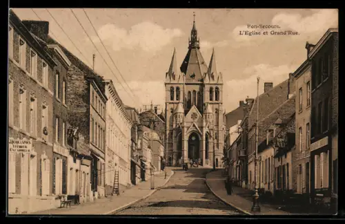 AK Bonsecours, L`Eglise et Grand`Rue