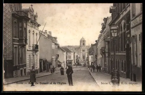 AK Uccle, Rues du Conseil et de l`Eglise