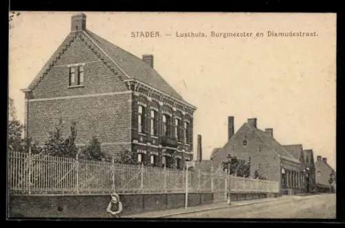 AK Staden, Lusthuis, Burgmeester en Dixmudestraat