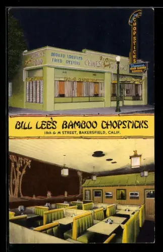 AK Bakersfield, CA, Bill Lee`s Bamboo Chopsticks