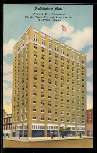 AK Houston, TX, Auditorium Hotel