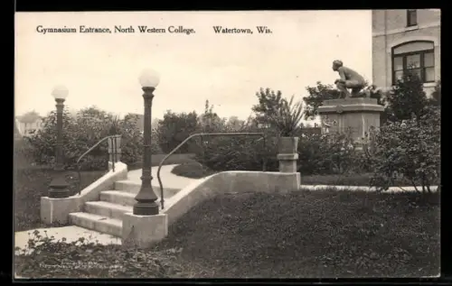 AK Watertown, WI, Gymnasium Entrance, North Western College