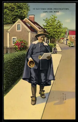 AK Provincetown, MA, Ye Old Town Crier