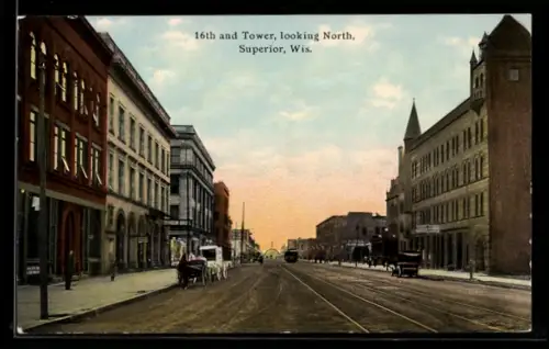 AK Superior, WI, 16th and Tower, looking North