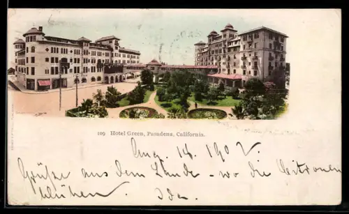 AK Pasadena, CA, Hotel Green