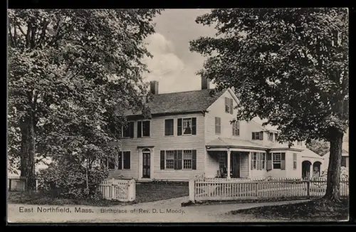 AK East Northfield, MA, Birthplace of Rev. D. L. Moody