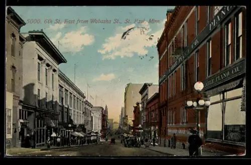 AK St. Paul, MI, 6th St. East from Wabasha Street