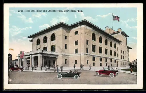 AK Galveston, TX, Municipal Building and Auditorium