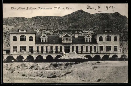 AK El Paso, TX, The Albert Baldwin Sanatorium