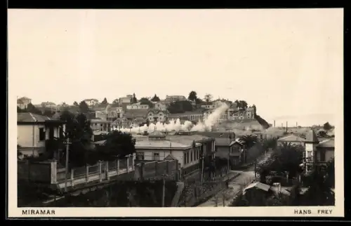 AK Miramar, Panorama mit Villen