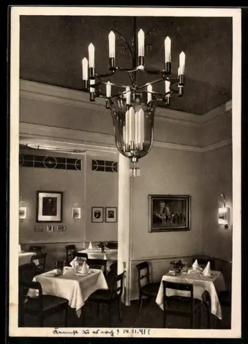 AK Berlin-Charlottenburg, Restaurant Kranzler-Ecke am Kurfürstendamm