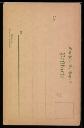 Lithographie Gotha, Rathaus, Hauptmarkt, Freimauerer Loge