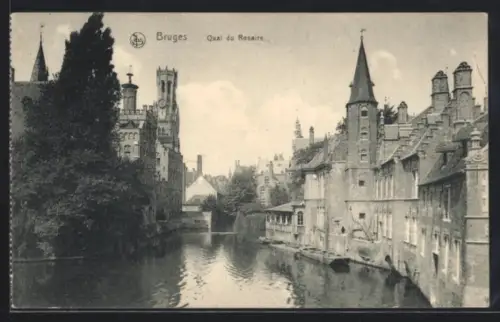 AK Bruges, Quai du Rosaire