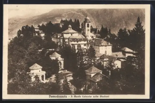 AK Domodossola, Il Monte Calvario colle Stazioni