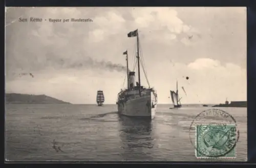 AK San Remo, Vapore per Montecarlo
