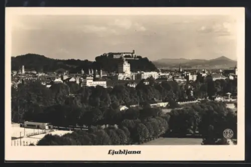 AK Ljubljana, Panorama mit Burg